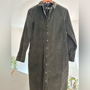 J. Jill Dark Olive Corduroy Shirt